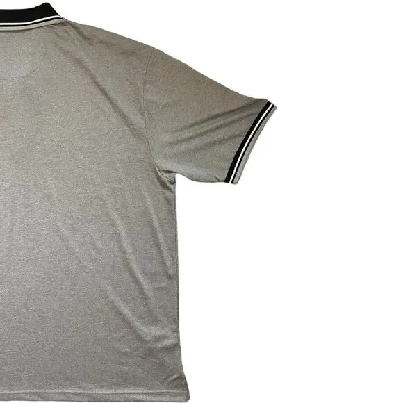 PGA TOUR Big & Tall Athletic Fit Short Sleeve Motionflux 360 Gray Polo Shirt *** - Picture 3 of 10